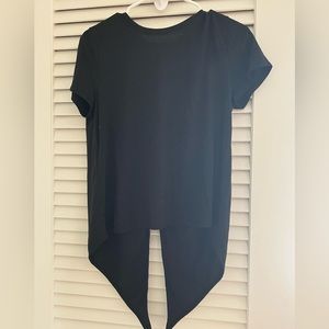 J. Crew Open Back Short Sleeve Shirt